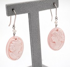 Orecchini Cammeo Argento 925