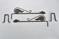 Antica COPPIA ASTE TENDA