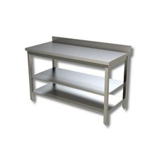 Tavolo 180x60x85 acciaio inox