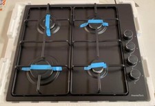 ** Piano cottura a Gas Nero PC604BE 4 fuochi 60cm Smaltato nero opaco