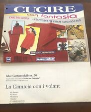 Cartamodello vintage La camicia con i volant sarta cucito  filo cucito