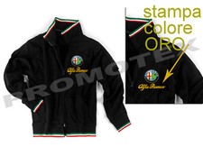 Felpa tricolore alfa romeo - felpa,