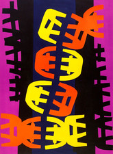 GIUSEPPE CAPOGROSSI -  LITOGRAFIA  cm.76 x 56