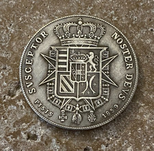 Francescone da 10 Paoli 1859  capsula omaggio