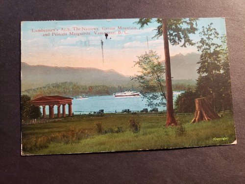 Cartolina canadese piroscafo