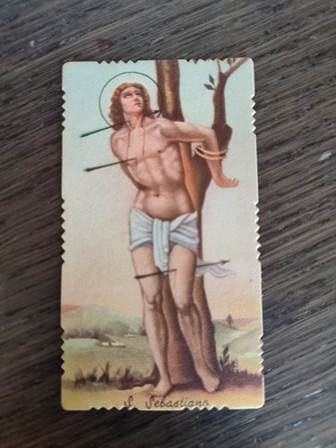 San sebastiano holy card 539 - sebastiano,,