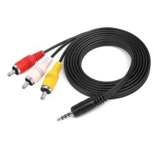 Cavo AV da 3,5 mm a 3RCA per