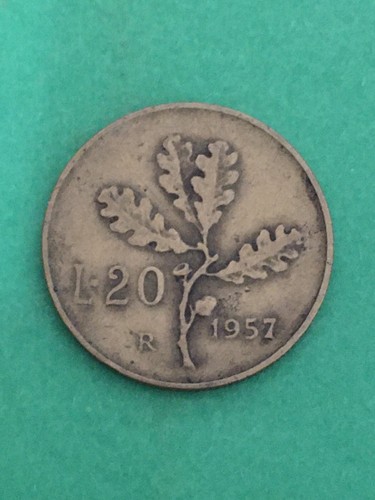 Lire anno 1957 moneta - 1957,