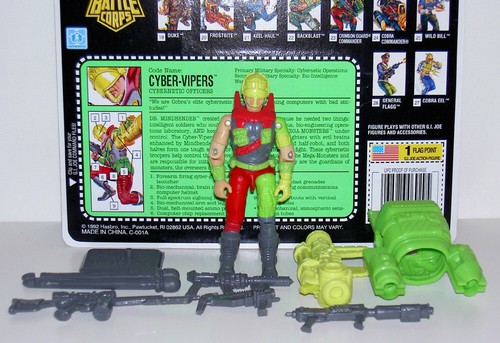 Joe 1993 cyber viper loose - g.i.joe,