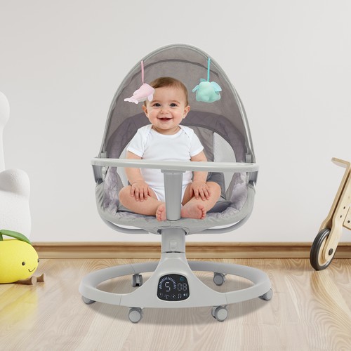Altalena per bambini grigio