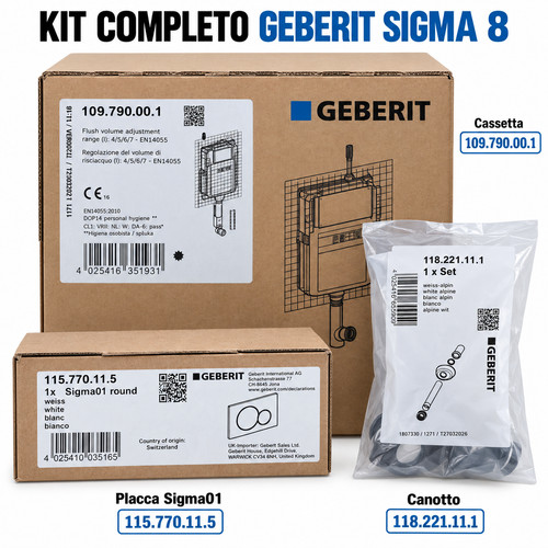 Geberit sigma kit cassetta - sigma,