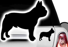 2x Adesivi Auto Inglese Bulldog Francese Bulldog Francese Bulli Bully