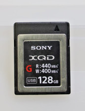 Sony G Series 128GB XQD Scheda di Memoria, 400MB/s Velocità di Scrittura, 440MB/s Leggi