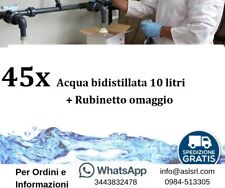 45 taniche Acqua Bidistillata da 10 litri cad.
