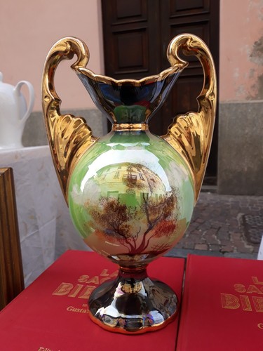 Vaso vintage ceramica alfa - vaso,