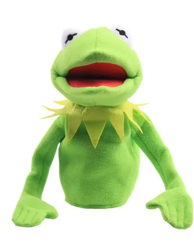 Marionetta kermit rana 40cm - kermit,