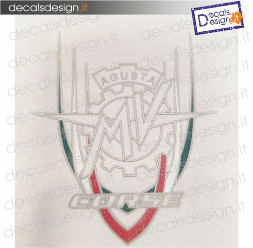 Adesivo logo agusta corse - mv,