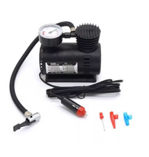 MINI COMPRESSORE PORTATILE AUTO MOTO BICI CANOTTI PALLONE 12V 220V ACCENDISIGARI