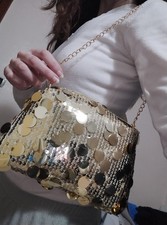 Borsa a Tracolla Dorata con