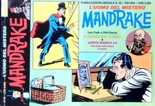 MANDRAKE 36. IL CANCELLIERE DI FERRO FALK LEE - DAVIS PHIL COMIC ART 1994