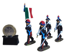 soldatini di piombo CARABINIERI 40 mm SCALA 1:43 DIPINTI IL PLANTAGENETO SOLDIER