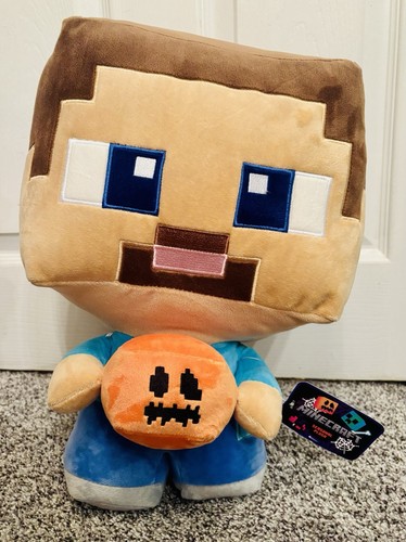 Minecraft steve pumpkin - w/,