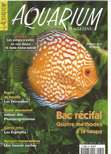 Aquarium magazine 169 bac - aquarium, n°169