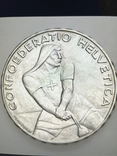 SVIZZERA 5 FRANCHI 1939 600°