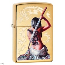 Zippo dragon lady by mazzi - zippo,