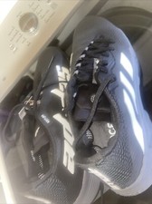 Scarpa da tennis Adidas Barricade Clay nero bianco taglia 13