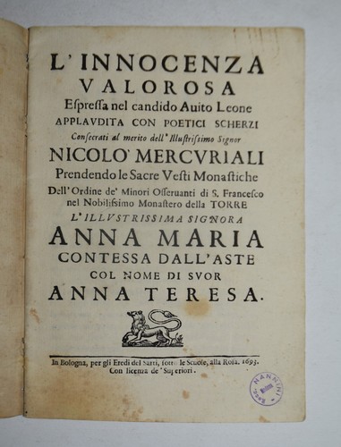 Innocenza volorosa - l’innocenza,