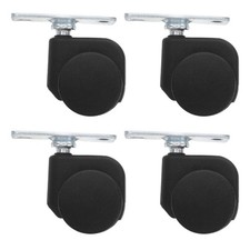  4 Pcs Sedia Da Cesta Rotelle