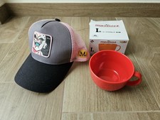 Cap hat Dragon Ball Z Majin Bu + Cup Ichiban Kuji daima Super figure Goku Vegeta