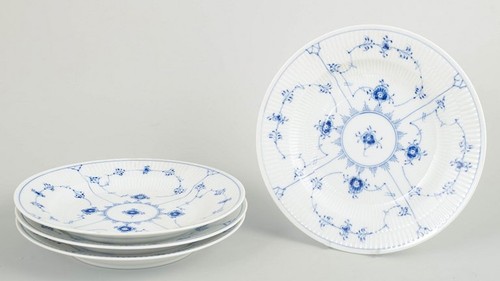 Royal copenhagen blu scanalato - copenhagen,