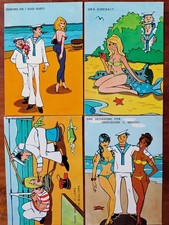 4 CARTOLINE MARINAI -