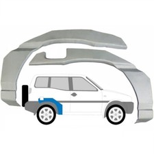 Si adatta: Nissan Terrano 1993-1999 3 Porta Passaruota Posteriore / Set