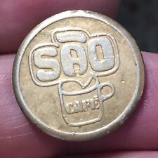 GETTONE SAO CAFFE PUBBLICITARIO Bar Molinari Modena - via Fanti 200 - vintage