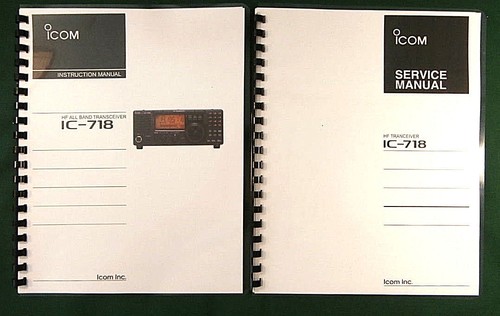 Icom 718 manuali istruzioni - icom,