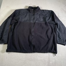 Giacca pile uomo US Navy Shipboard clima freddo X-Large XL nero foderato nylon