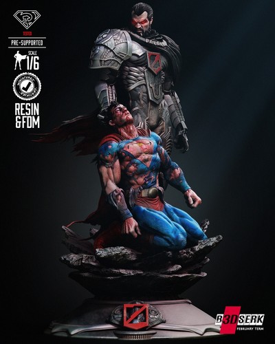 Kit statua zod superman - kit, vs
