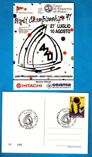 Cartolina rimini 1991 classe - 1991,