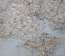 Antica mappa stradale
