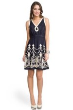 Abito smanicato blu navy