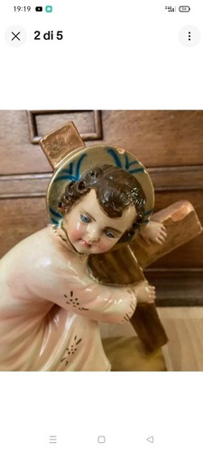 Antica statua sacra gesso - antica,