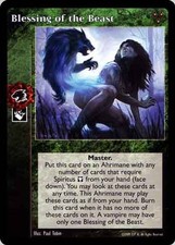Blessing of the Beast - Master - Vampire VTES