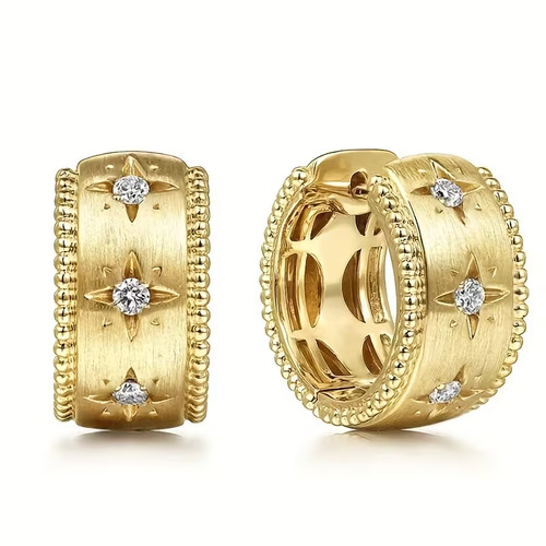 Orecchini donna creoli oro - ✨,