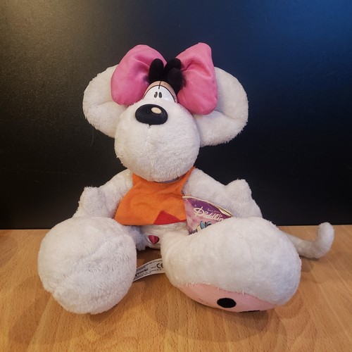 Vintage rare plush diddl mouse - rare,