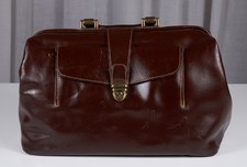 Borsa da medico, vintage anni '60-'70, in vera pelle. Made in Italy