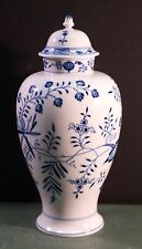 Meissen Zwiebelmuster CIPOLLA GRANDE VASO IN PORCELLANA BLU E BIANCA