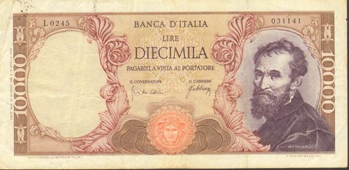 10000 lire 1966 - lire, 20/05/1966